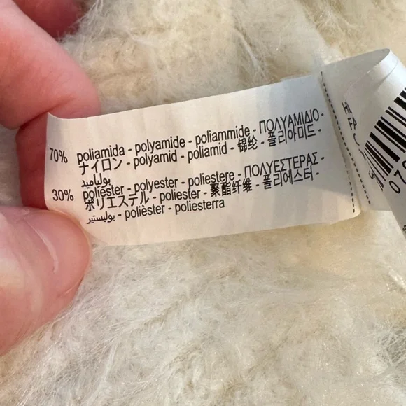 Zara Women's Soft White halter top Sweater - Picture 4 of 5